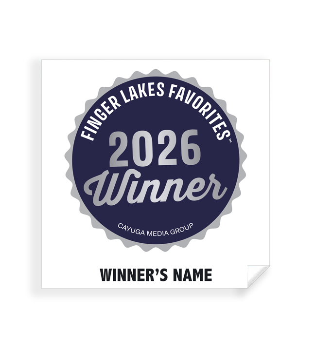 Finger Lakes Favorites - Simple Window Clings