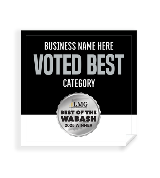 Best of the Wabash  - Window Cling