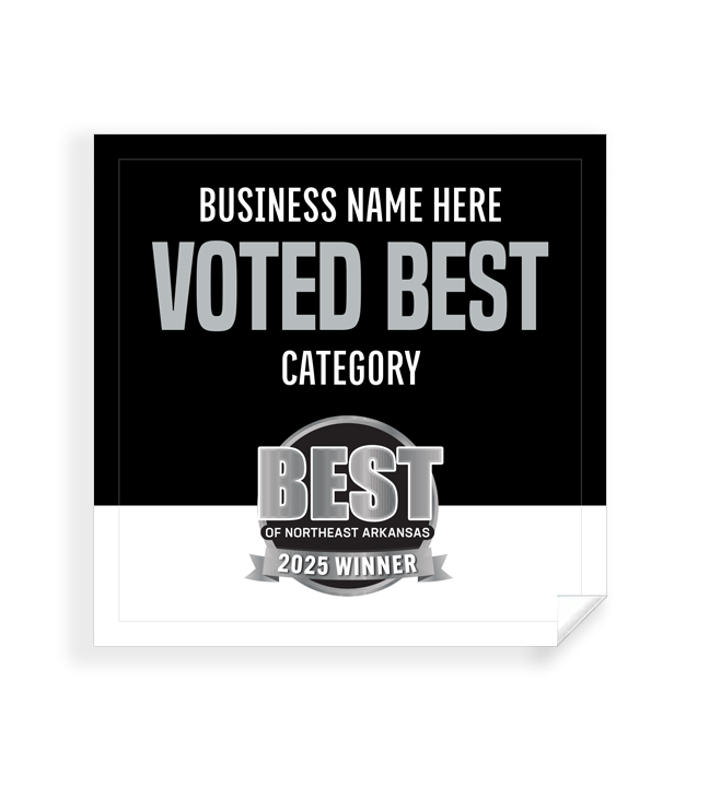 Best of Northeast Arkansas  - Window Cling