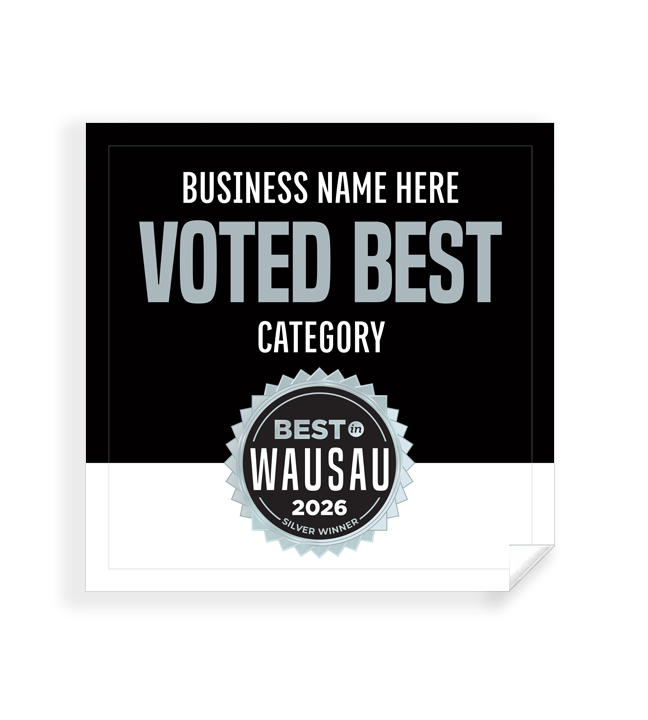Best in Wausau  - Window Cling