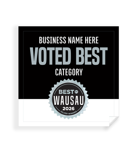 Best in Wausau  - Window Cling