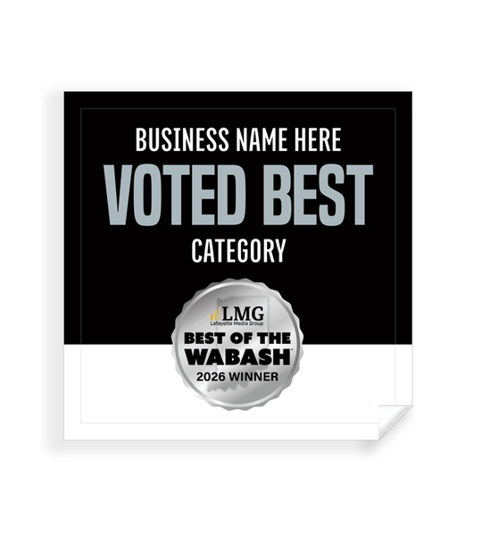Best of the Wabash  - Window Cling