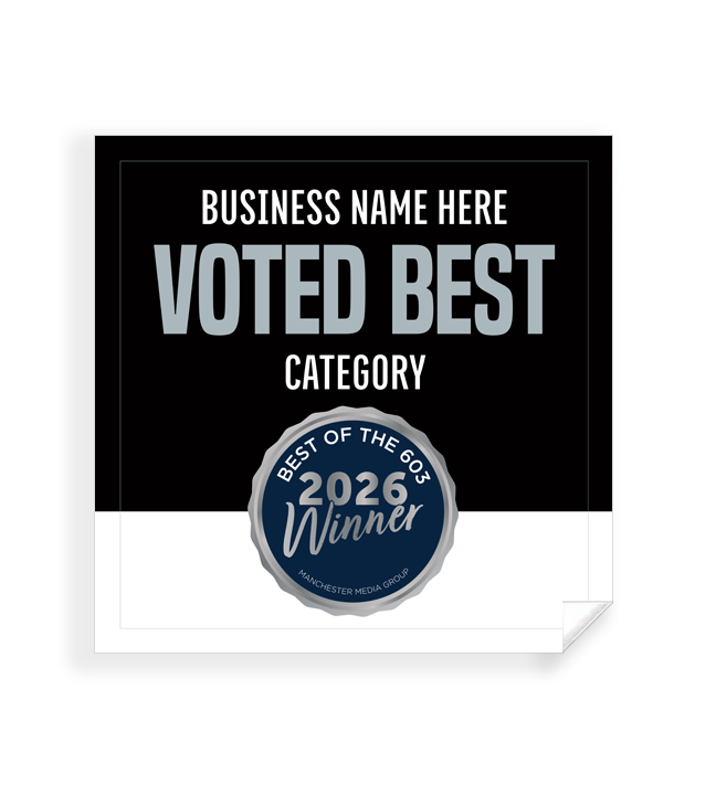 Best of the 603  - Window Cling