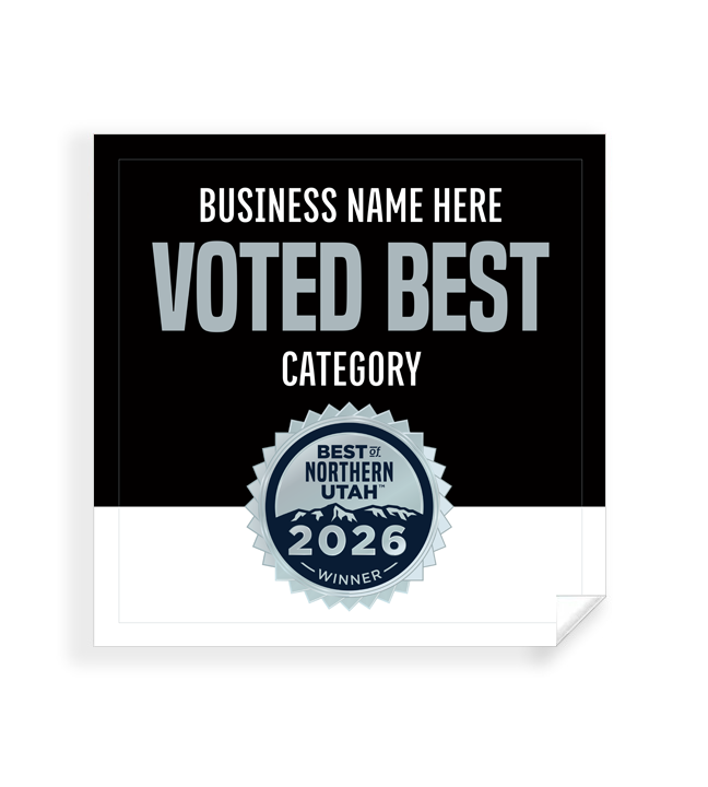 Best of Northern Utah  - Window Cling
