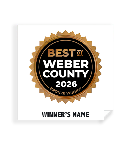 Best of Weber County - Simple Window Clings