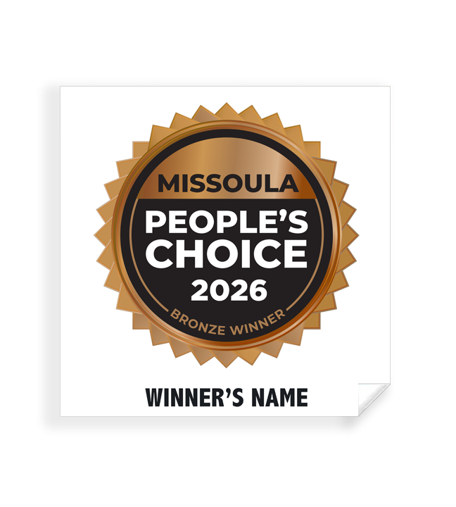 Missoula People's Choice - Simple Window Clings