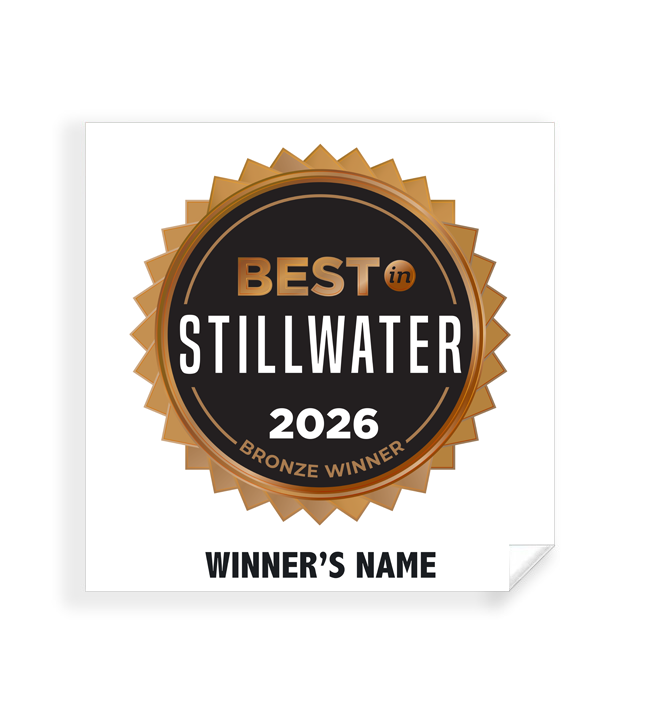 Best in Stillwater - Simple Window Clings