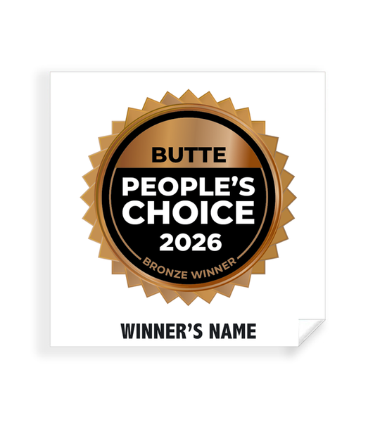Butte People's Choice - Simple Window Clings