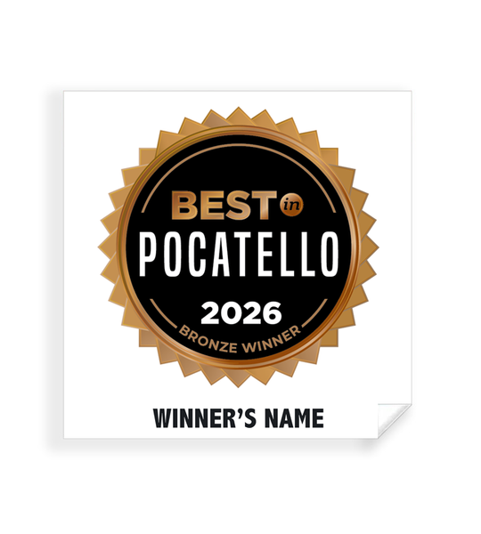 Best in Pocatello - Simple Window Clings