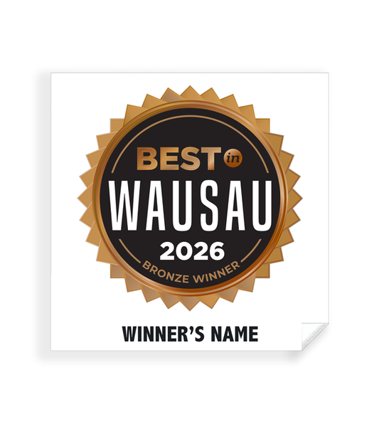 Best in Wausau - Simple Window Clings