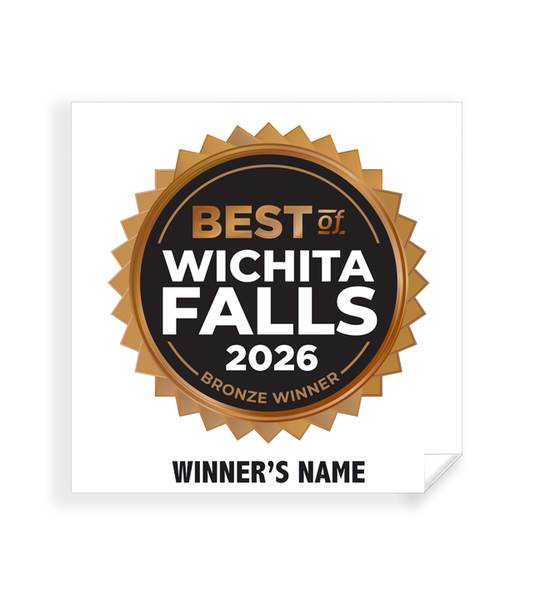 Best of Wichita Falls - Simple Window Clings