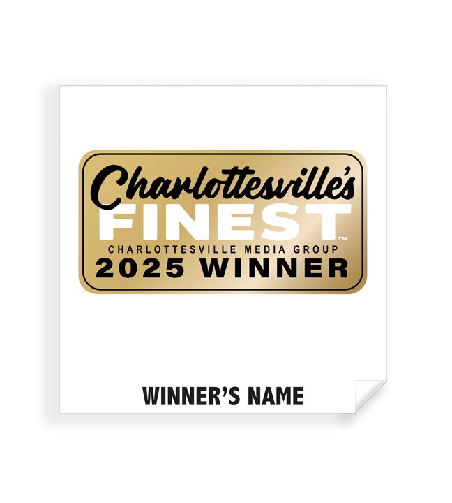 Charlottesville's Finest - Simple Window Clings