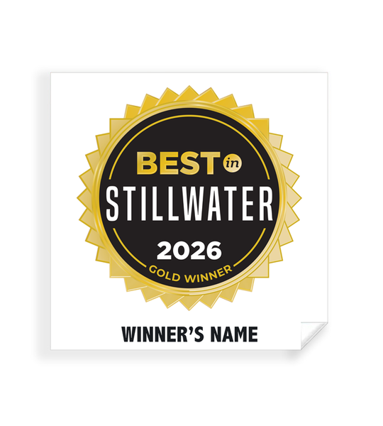 Best in Stillwater - Simple Window Clings