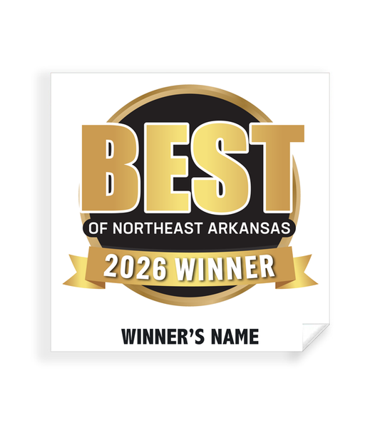 Best of Northeast Arkansas - Simple Window Clings