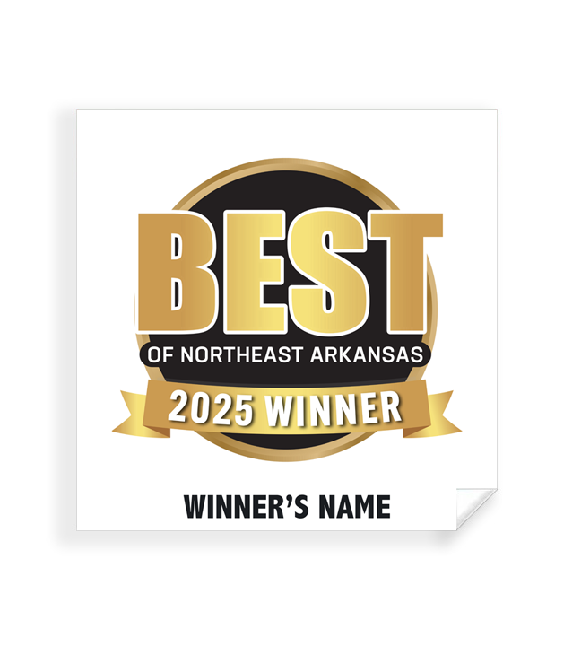 Best of Northeast Arkansas - Simple Window Clings