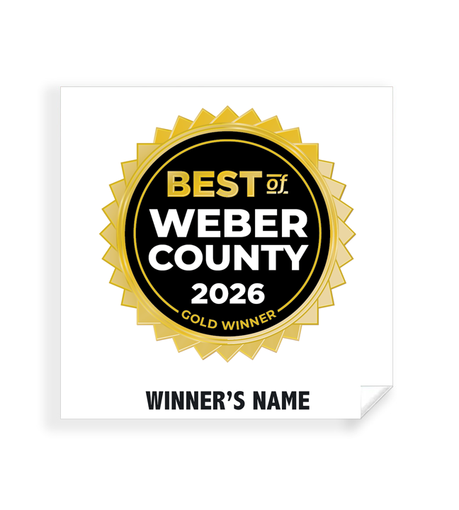 Best of Weber County - Simple Window Clings