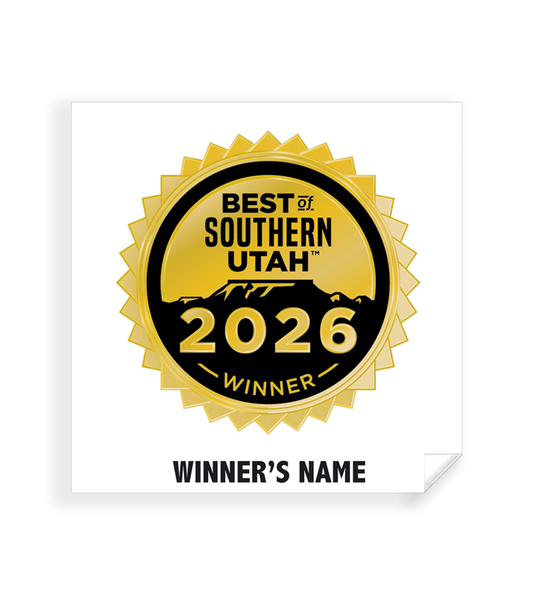 Best of Southern Utah - Simple Window Clings