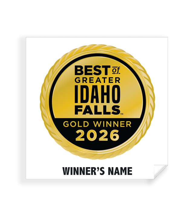 Best of Greater Idaho Falls - Simple Window Clings