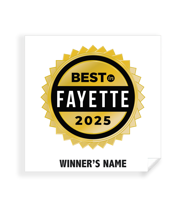 Best in Fayette - Simple Window Clings