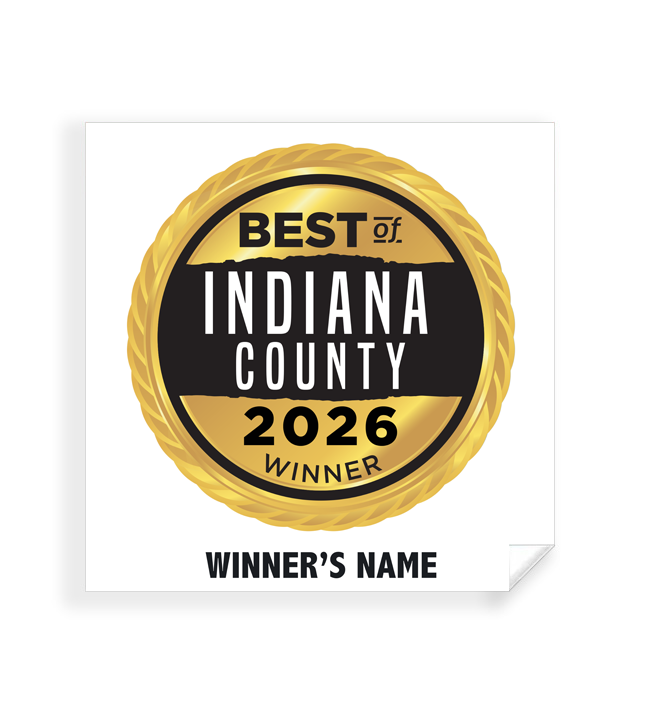 Best of Indiana County - Simple Window Clings