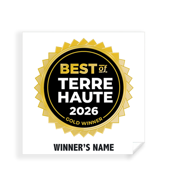 Best of Terre Haute - Simple Window Clings