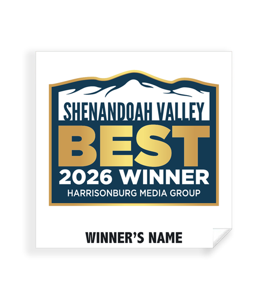 Shenandoah Valley Best - Simple Window Clings