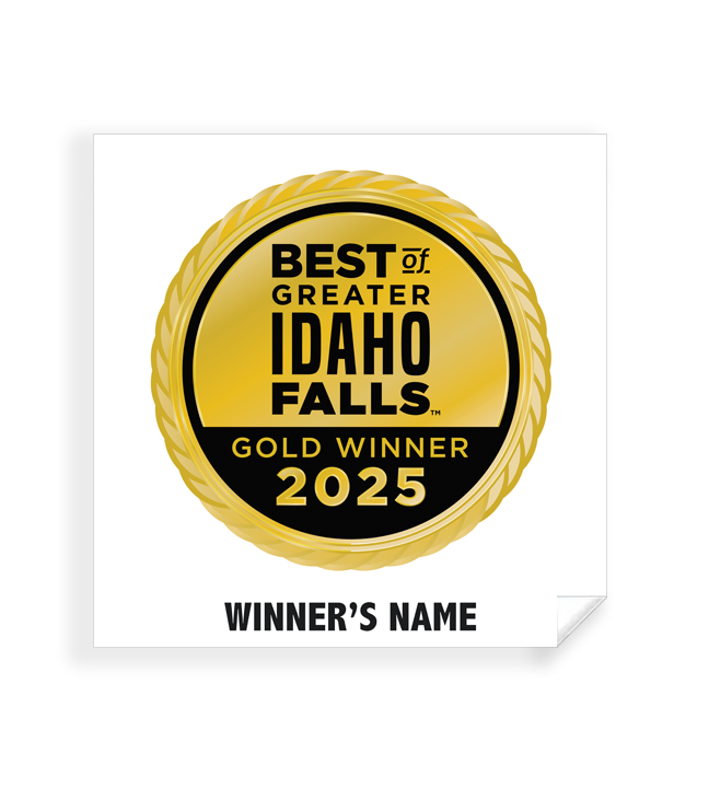 Best of Greater Idaho Falls - Simple Window Clings