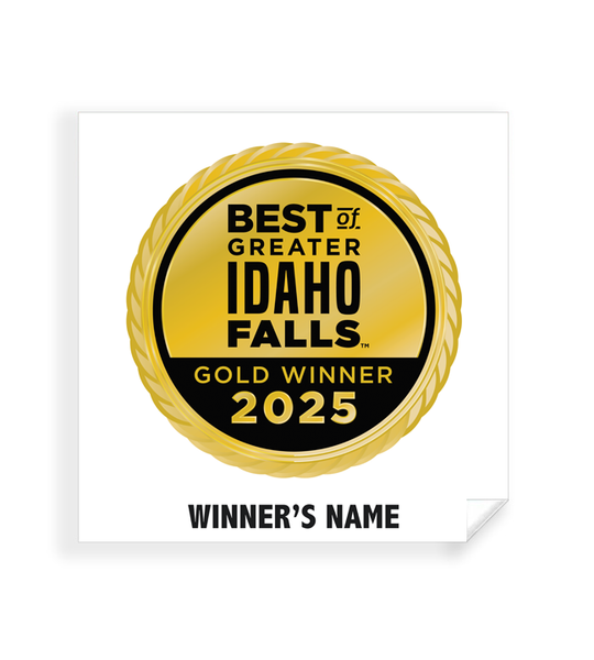 Best of Greater Idaho Falls - Simple Window Clings