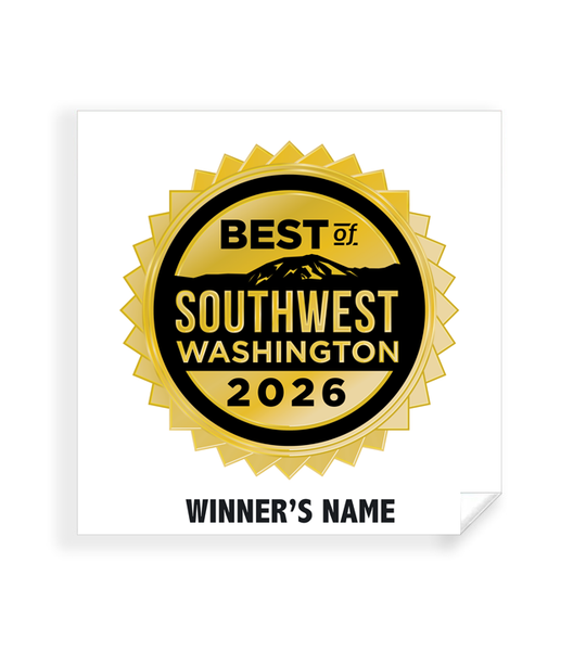 Best of Southwest Washington - Simple Window Clings