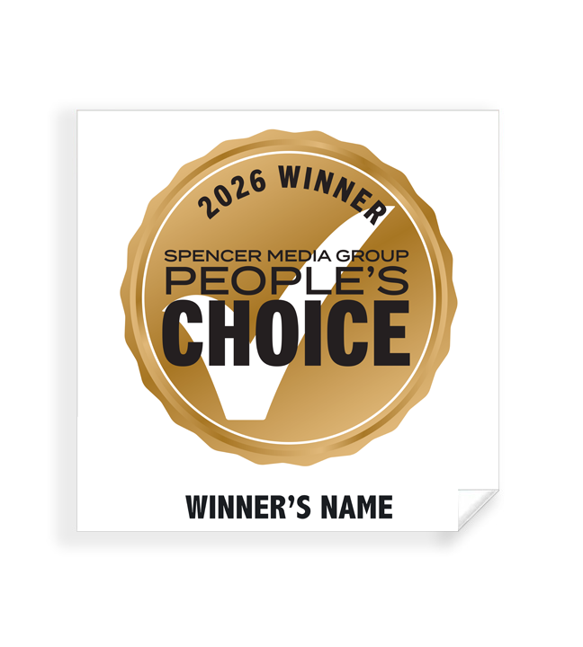 Spencer Media Group People's Choice - Simple Window Clings