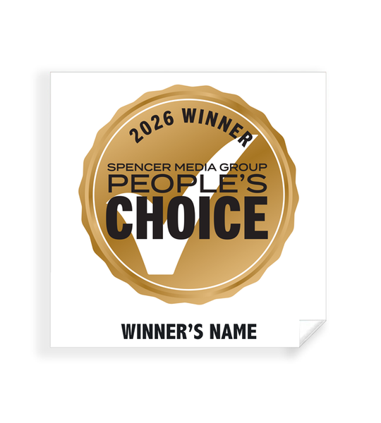Spencer Media Group People's Choice - Simple Window Clings