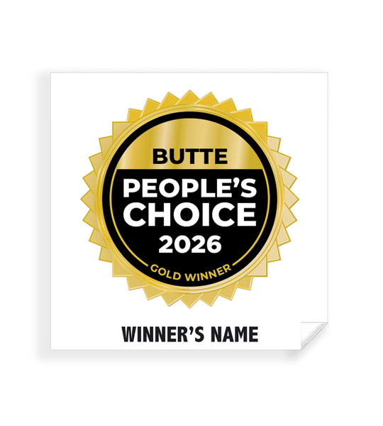 Butte People's Choice - Simple Window Clings