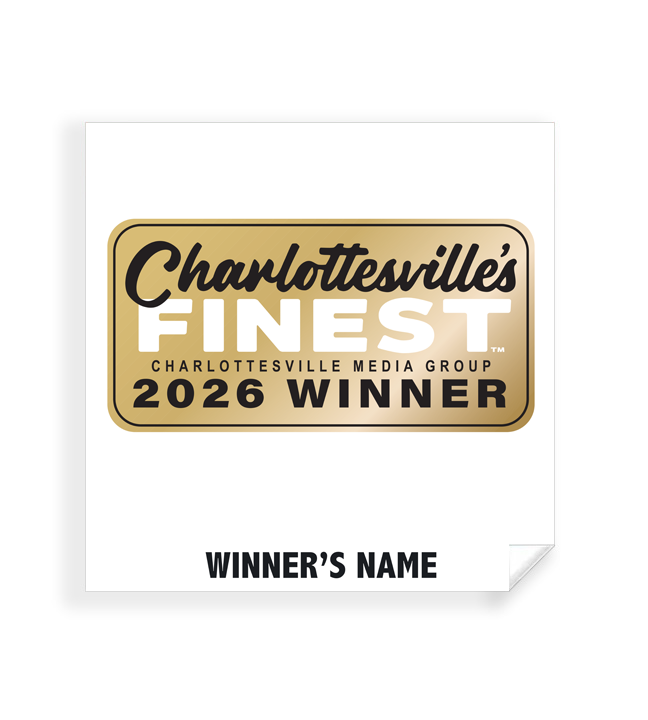 Charlottesville's Finest - Simple Window Clings