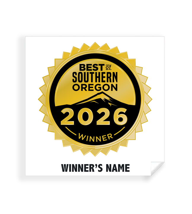 Best of Southern Oregon - Simple Window Clings