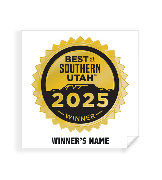 Best of Southern Utah - Simple Window Clings