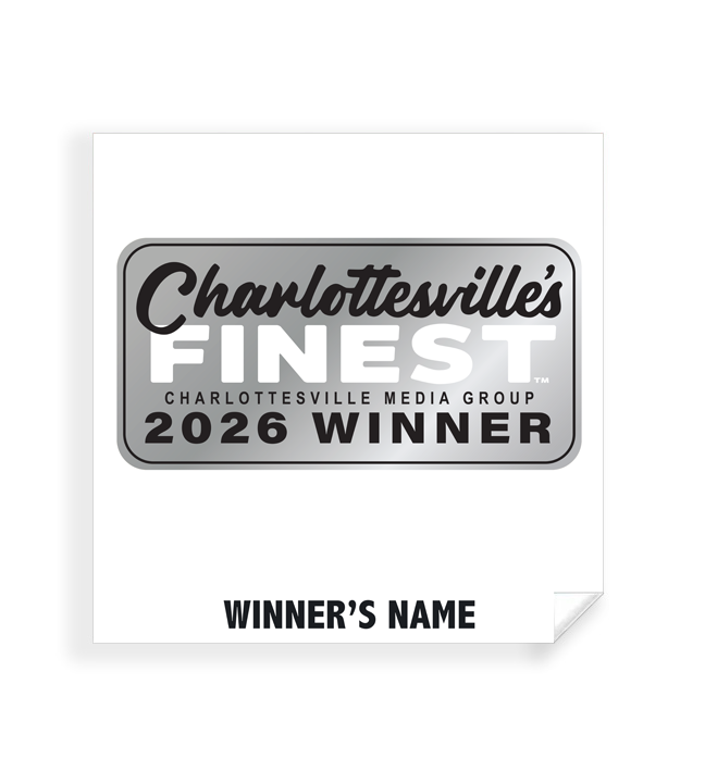 Charlottesville's Finest - Simple Window Clings