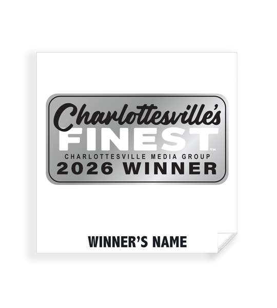 Charlottesville's Finest - Simple Window Clings
