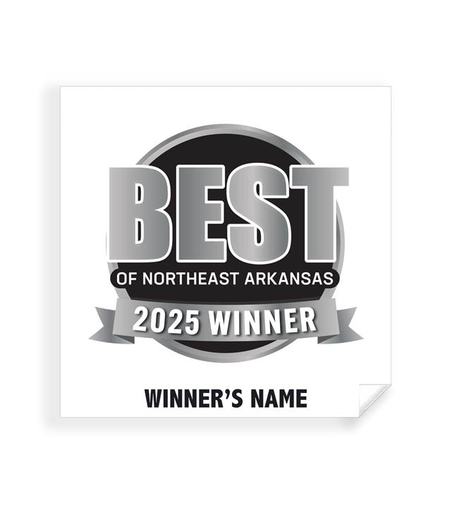 Best of Northeast Arkansas - Simple Window Clings