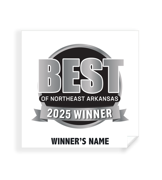 Best of Northeast Arkansas - Simple Window Clings