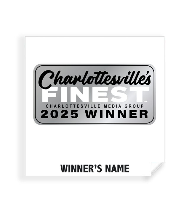 Charlottesville's Finest - Simple Window Clings