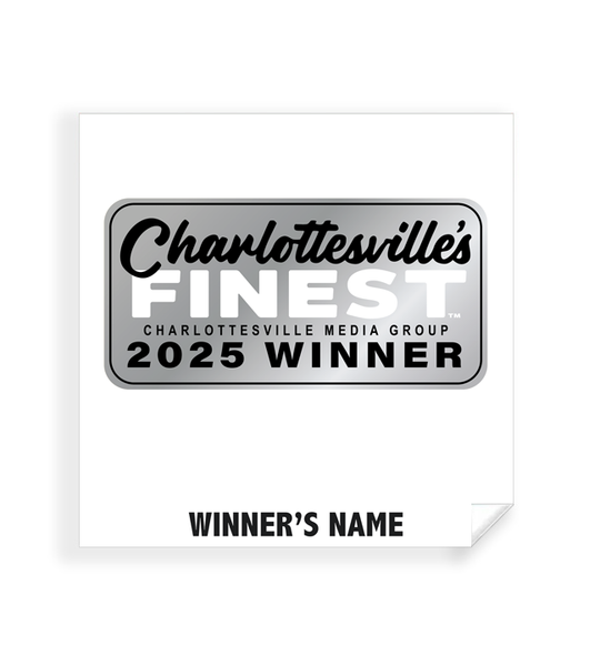 Charlottesville's Finest - Simple Window Clings
