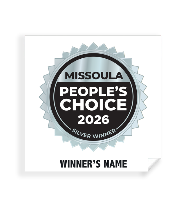 Missoula People's Choice - Simple Window Clings