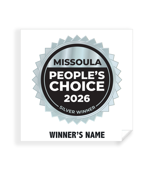 Missoula People's Choice - Simple Window Clings