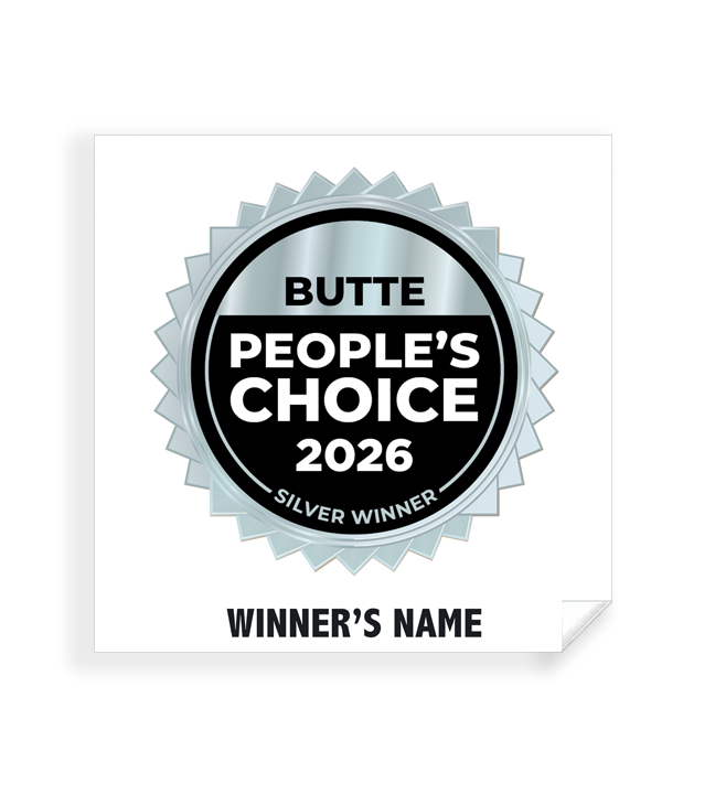 Butte People's Choice - Simple Window Clings