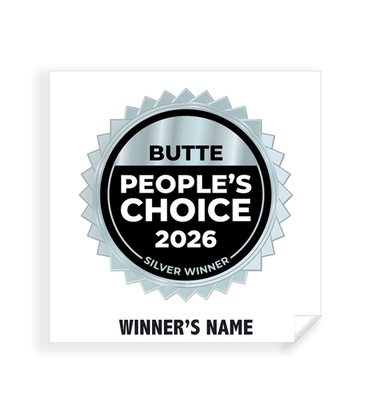 Butte People's Choice - Simple Window Clings