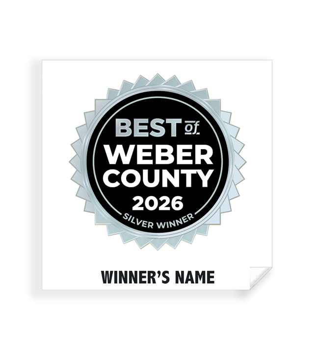 Best of Weber County - Simple Window Clings