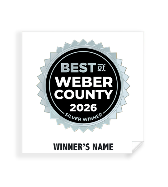 Best of Weber County - Simple Window Clings