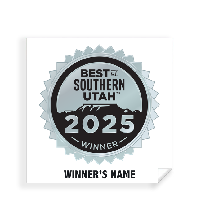 Best of Southern Utah - Simple Window Clings
