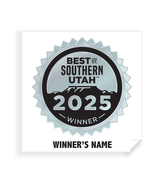 Best of Southern Utah - Simple Window Clings