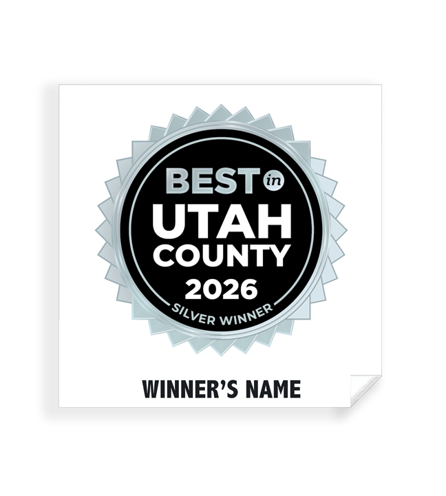 Best in Utah County - Simple Window Clings